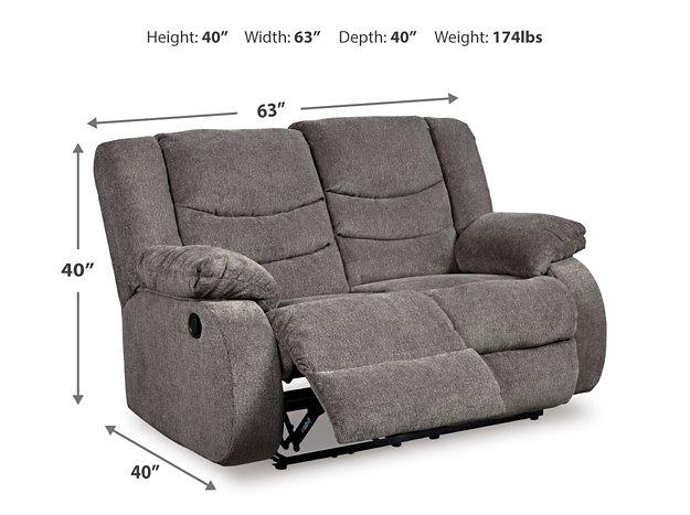 Tulen Reclining Loveseat - Tony’s Furniture Store & Linen (GA) - Multi Location