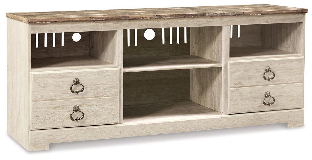 Willowton 4-Piece Entertainment Center with Electric Fireplace - Tony’s Furniture Store & Linen (GA) - Multi Location