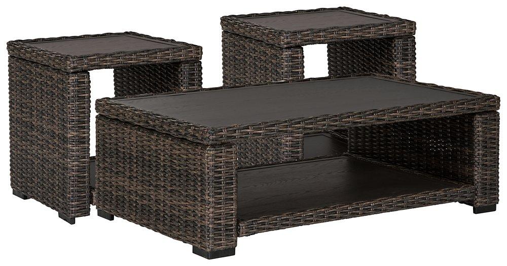 Grasson Lane Outdoor Occasional Table Set - Tony’s Furniture Store & Linen (GA) - Multi Location