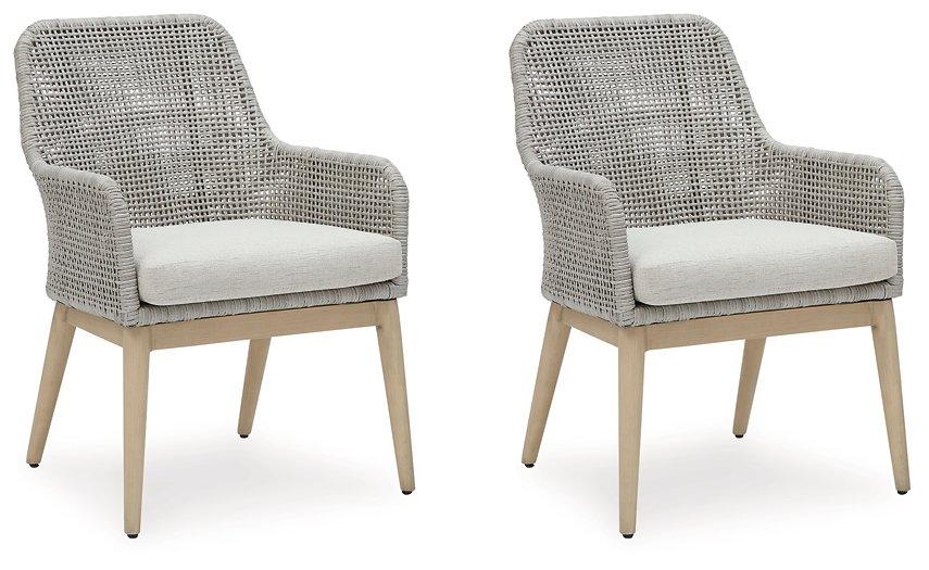 Seton Creek Outdoor Dining Arm Chair (Set of 2) - Tony’s Furniture Store & Linen (GA) - Multi Location