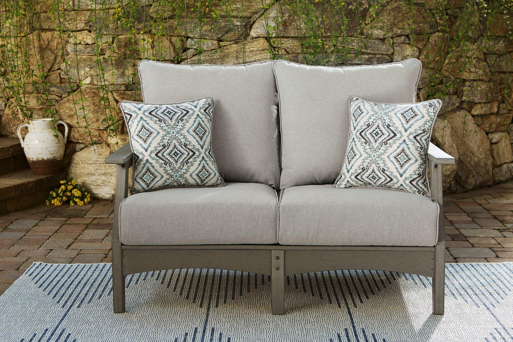 Visola Outdoor Sofa and Loveseat with Coffee Table - Tony’s Furniture Store & Linen (GA) - Multi Location