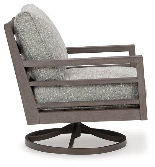 Hillside Barn Outdoor Swivel Lounge with Cushion - Tony’s Furniture Store & Linen (GA) - Multi Location