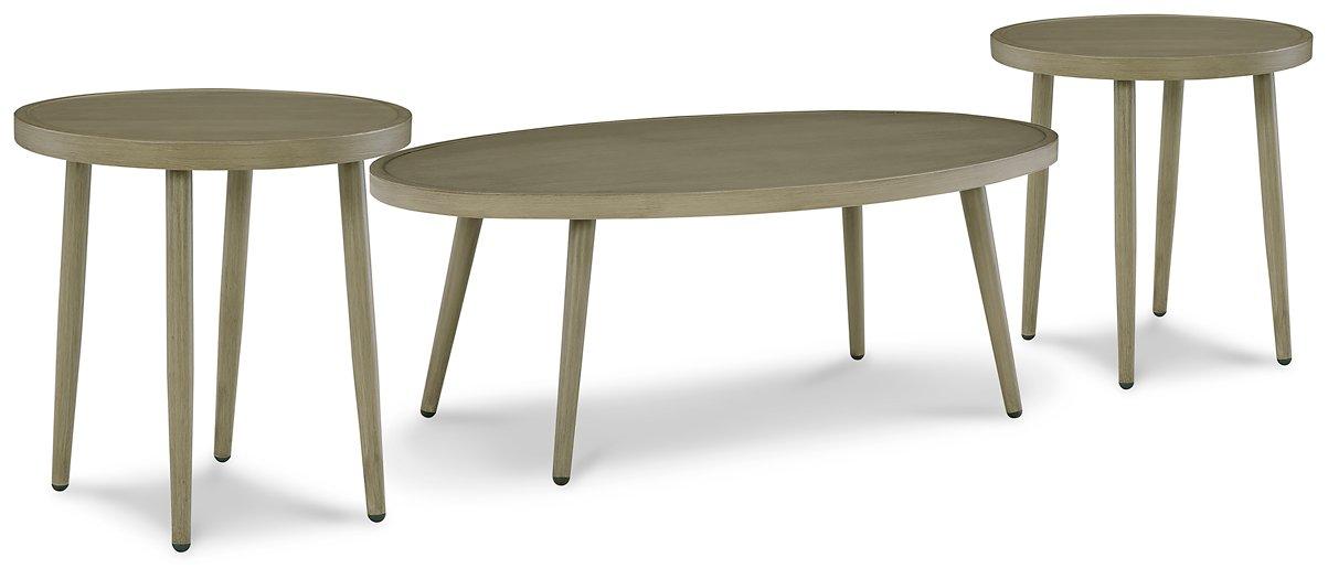 Swiss Valley Outdoor Occasional Table Set - Tony’s Furniture Store & Linen (GA) - Multi Location