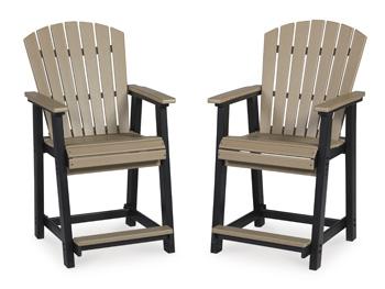 Fairen Trail Outdoor Counter Height Bar Stool (Set of 2) - Tony’s Furniture Store & Linen (GA) - Multi Location