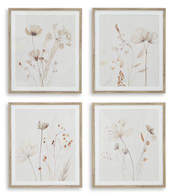 Bondner Wall Art (Set of 4) - Tony’s Furniture Store & Linen (GA) - Multi Location