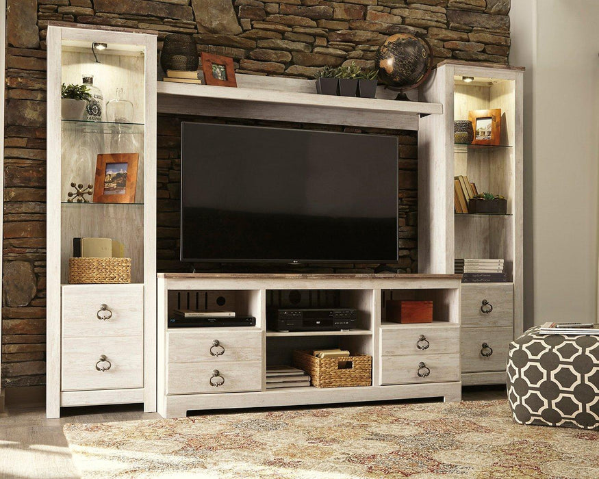 Willowton 4-Piece Entertainment Center - Tony’s Furniture Store & Linen (GA) - Multi Location