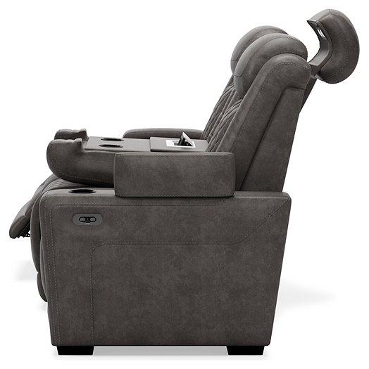 HyllMont Power Reclining Sofa - Tony’s Furniture Store & Linen (GA) - Multi Location