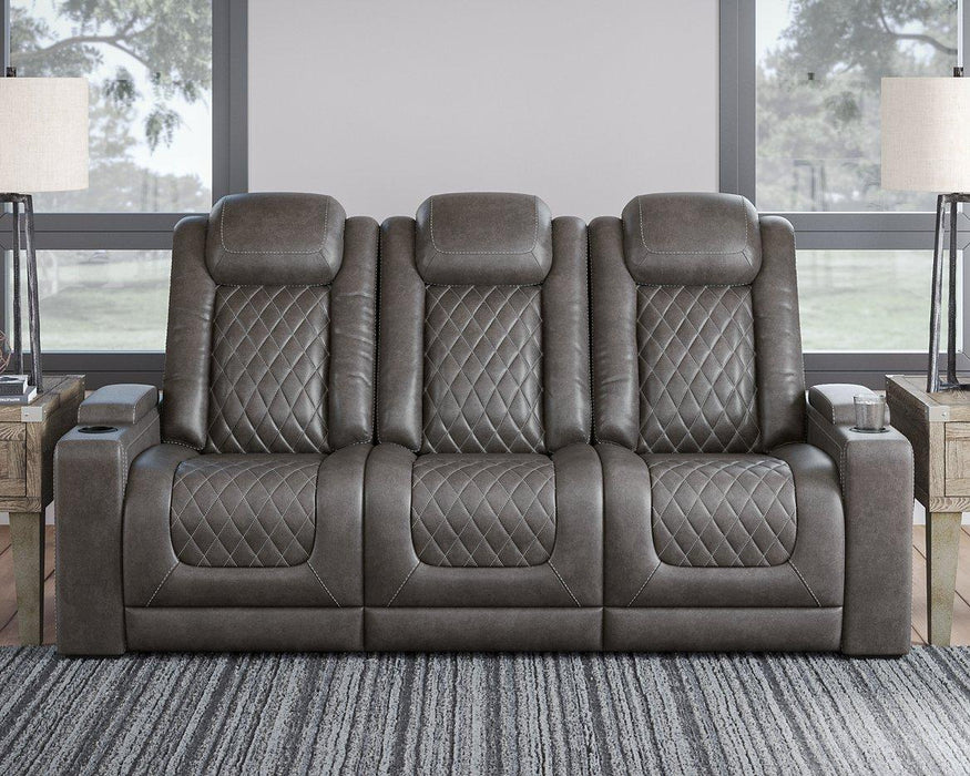HyllMont Power Reclining Sofa - Tony’s Furniture Store & Linen (GA) - Multi Location