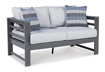 Amora Outdoor Loveseat with Cushion - Tony’s Furniture Store & Linen (GA) - Multi Location