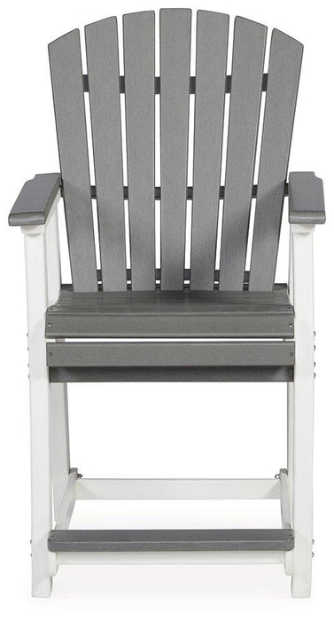 Transville Outdoor Counter Height Bar Stool (Set of 2) - Tony’s Furniture Store & Linen (GA) - Multi Location