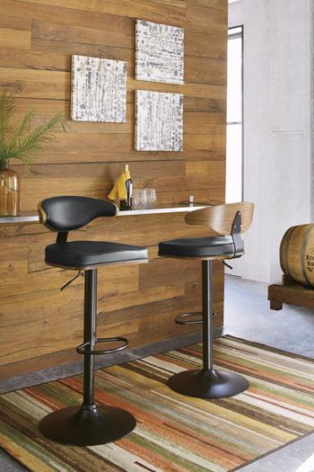 Bellatier Adjustable Height Bar Stool - Tony’s Furniture Store & Linen (GA) - Multi Location