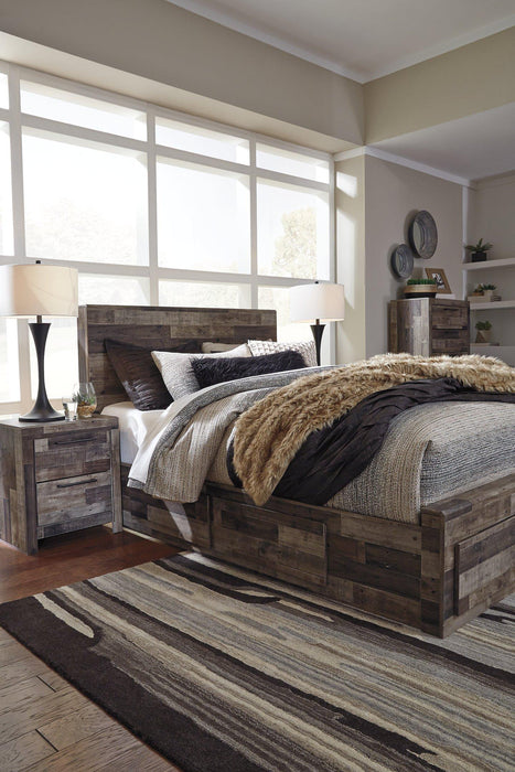 Derekson Bed with 4 Storage Drawers - Tony’s Furniture Store & Linen (GA) - Multi Location