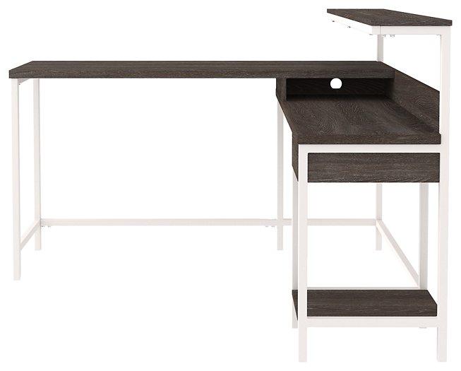 Dorrinson Home Office L-Desk with Storage - Tony’s Furniture Store & Linen (GA) - Multi Location