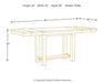 Moriville Counter Height Dining Extension Table - Tony’s Furniture Store & Linen (GA) - Multi Location
