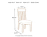 Ralene Dining Chair - Tony’s Furniture Store & Linen (GA) - Multi Location