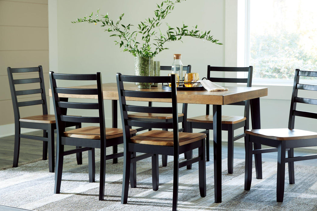 Blondon Dining Table and 6 Chairs (Set of 7) - Tony’s Furniture Store & Linen (GA) - Multi Location
