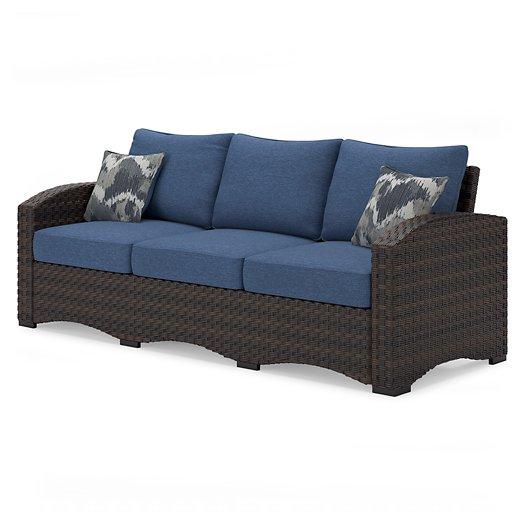 Windglow Outdoor Sofa with Cushion - Tony’s Furniture Store & Linen (GA) - Multi Location