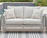 Seton Creek Outdoor Loveseat with Cushion - Tony’s Furniture Store & Linen (GA) - Multi Location
