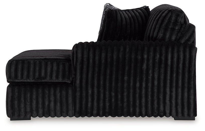 Midnight-Madness Sectional with Chaise - Tony’s Furniture Store & Linen (GA) - Multi Location
