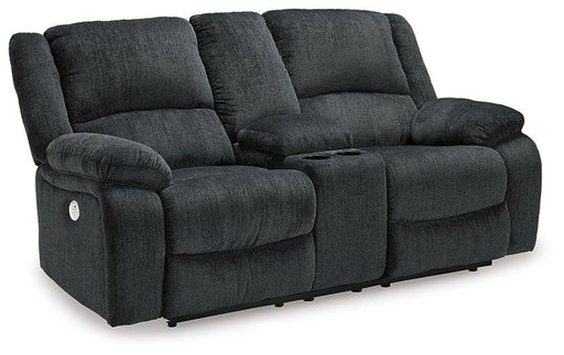 Draycoll Power Reclining Loveseat with Console - Tony’s Furniture Store & Linen (GA) - Multi Location