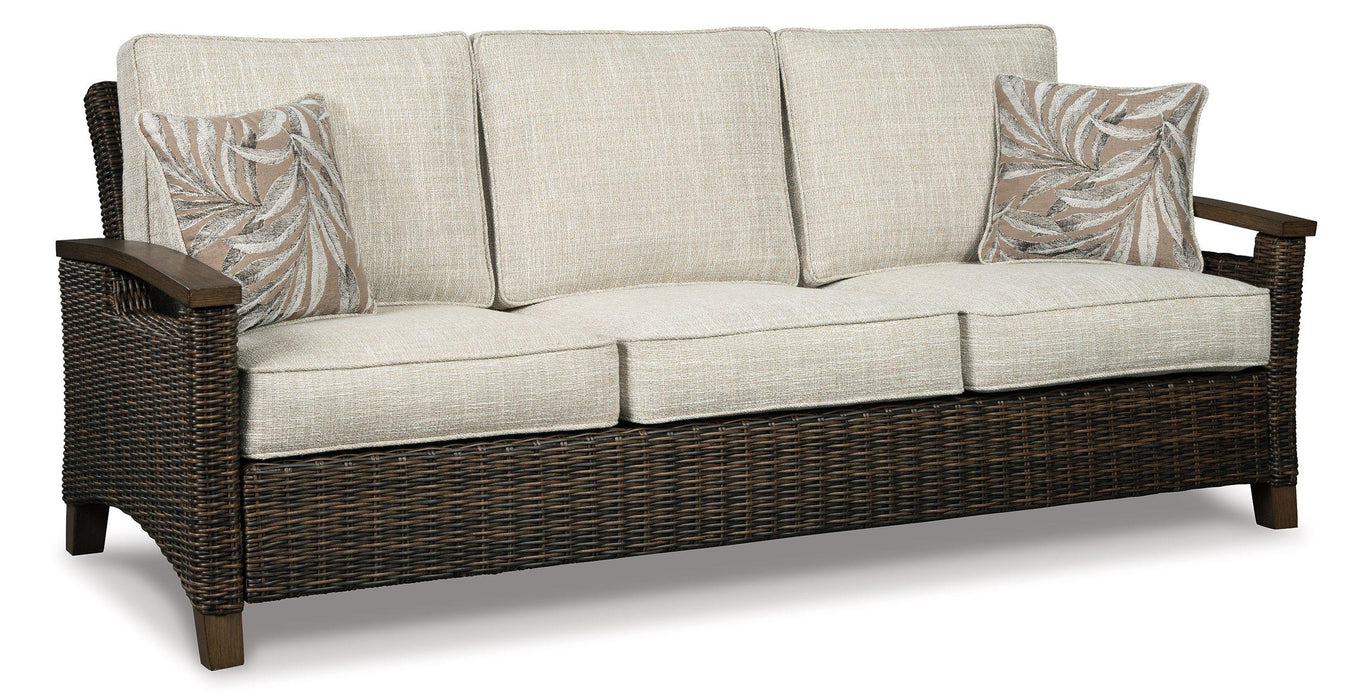 Paradise Trail Outdoor Sofa, Lounge Chairs and Fire Pit Table - Tony’s Furniture Store & Linen (GA) - Multi Location