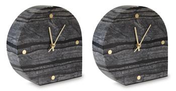 Janmour Table Clock (Set of 2) - Tony’s Furniture Store & Linen (GA) - Multi Location