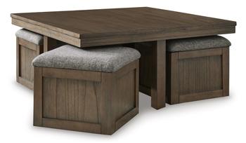 Boardernest Coffee Table with 4 Stools - Tony’s Furniture Store & Linen (GA) - Multi Location