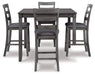 Bridson Counter Height Dining Table and Bar Stools (Set of 5) - Tony’s Furniture Store & Linen (GA) - Multi Location