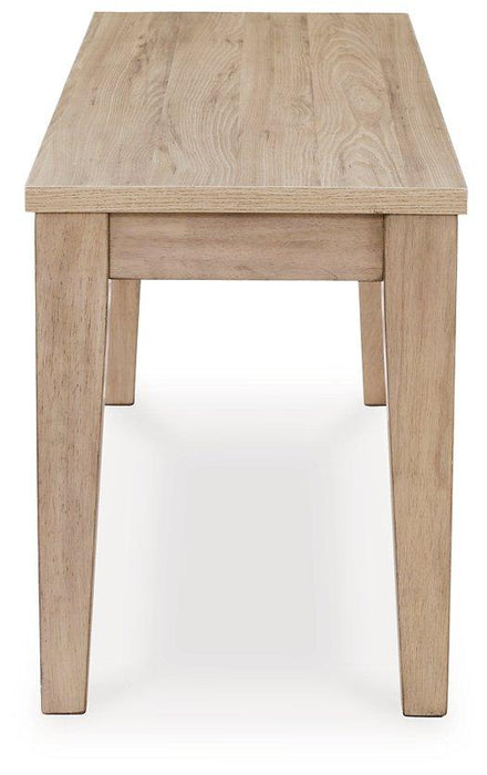 Gleanville 42" Dining Bench - Tony’s Furniture Store & Linen (GA) - Multi Location