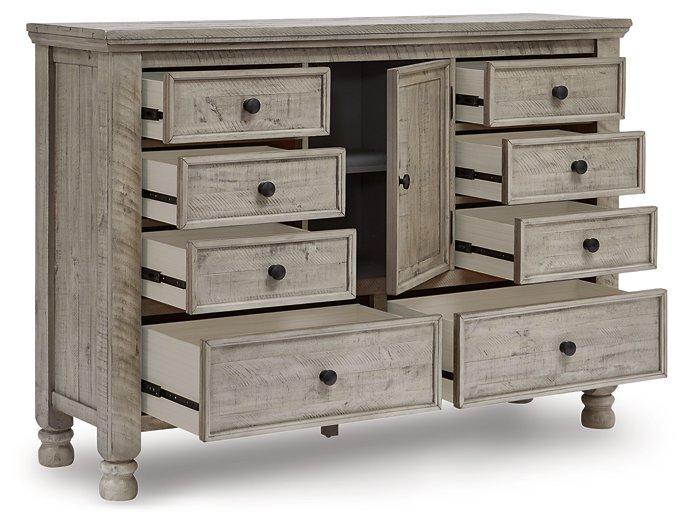 Harrastone Dresser and Mirror - Tony’s Furniture Store & Linen (GA) - Multi Location