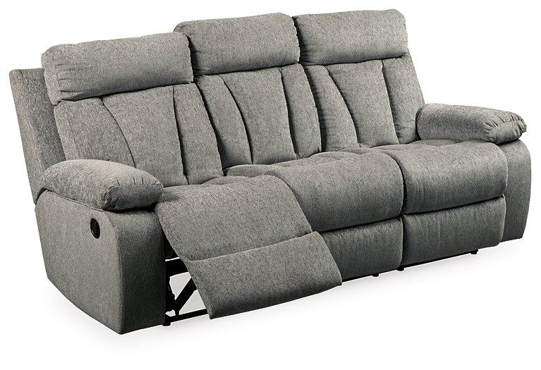 Mitchiner Reclining Sofa with Drop Down Table - Tony’s Furniture Store & Linen (GA) - Multi Location
