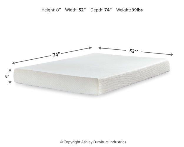 Chime 8 Inch Memory Foam Mattress in a Box - Tony’s Furniture Store & Linen (GA) - Multi Location