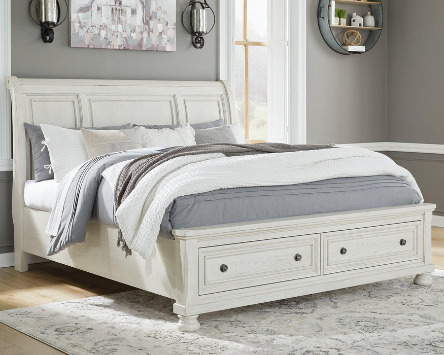 Robbinsdale Bed with Storage - Tony’s Furniture Store & Linen (GA) - Multi Location