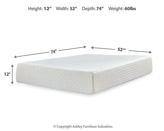 Chime 12 Inch Memory Foam Mattress in a Box - Tony’s Furniture Store & Linen (GA) - Multi Location