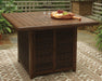 Paradise Trail Outdoor Counter Height Dining Table with 4 Barstools - Tony’s Furniture Store & Linen (GA) - Multi Location