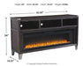 Todoe 65" TV Stand with Electric Fireplace - Tony’s Furniture Store & Linen (GA) - Multi Location