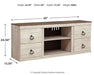 Willowton TV Stand with Electric Fireplace - Tony’s Furniture Store & Linen (GA) - Multi Location
