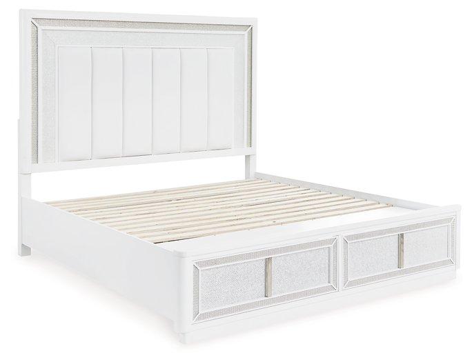 Chalanna Upholstered Storage Bed - Tony’s Furniture Store & Linen (GA) - Multi Location
