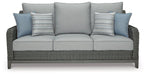 Elite Park Outdoor Sofa with Cushion - Tony’s Furniture Store & Linen (GA) - Multi Location