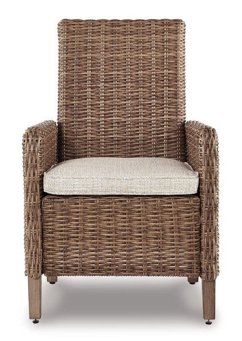 Beachcroft Outdoor Arm Chair with Cushion (Set of 2) - Tony’s Furniture Store & Linen (GA) - Multi Location