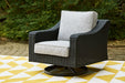 Beachcroft Outdoor Swivel Lounge with Cushion - Tony’s Furniture Store & Linen (GA) - Multi Location