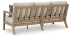 Hallow Creek Outdoor Sofa with Cushion - Tony’s Furniture Store & Linen (GA) - Multi Location