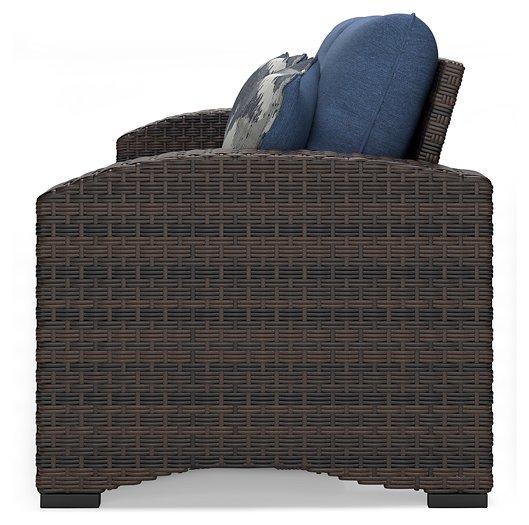 Windglow Outdoor Loveseat with Cushion - Tony’s Furniture Store & Linen (GA) - Multi Location