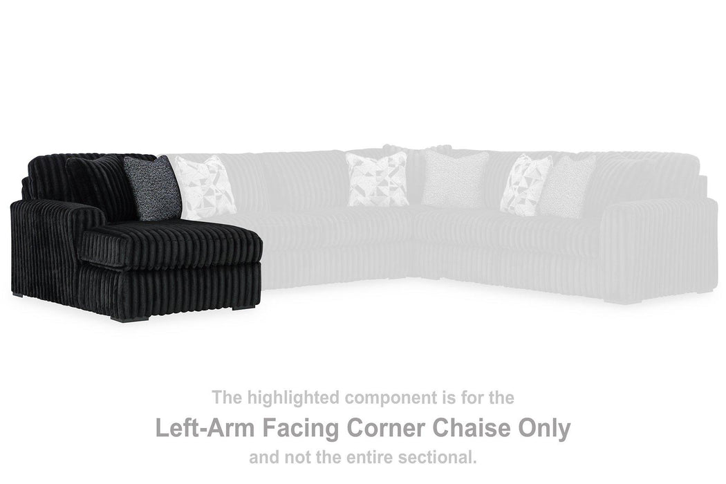 Midnight-Madness Sectional Sofa with Chaise - Tony’s Furniture Store & Linen (GA) - Multi Location
