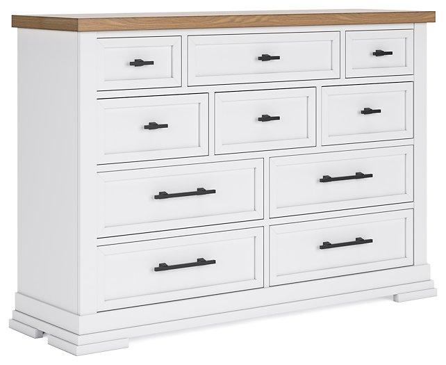 Ashbryn Dresser and Mirror - Tony’s Furniture Store & Linen (GA) - Multi Location