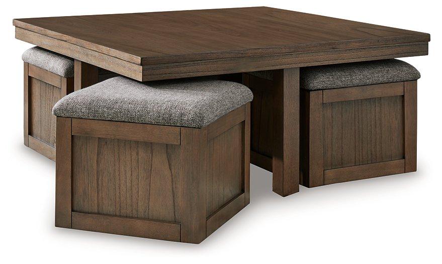 Boardernest Coffee Table with 4 Stools - Tony’s Furniture Store & Linen (GA) - Multi Location