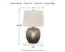 Magalie Table Lamp - Tony’s Furniture Store & Linen (GA) - Multi Location