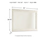 Willowton Bedroom Mirror - Tony’s Furniture Store & Linen (GA) - Multi Location