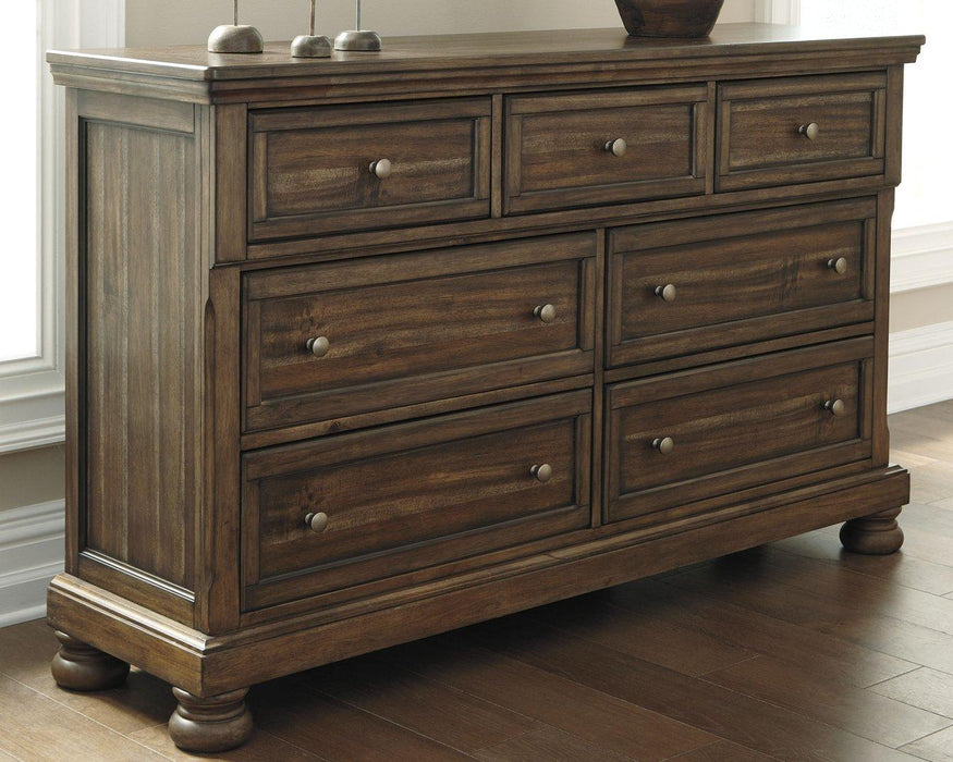 Flynnter Dresser and Mirror - Tony’s Furniture Store & Linen (GA) - Multi Location