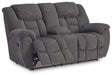 Foreside Reclining Loveseat with Console - Tony’s Furniture Store & Linen (GA) - Multi Location